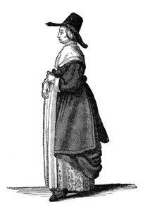 Moglie di un commerciante inglese, 1649, 1910 da Unbekannt