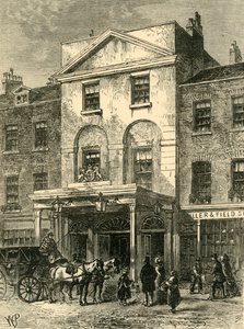 Ingresso al Teatro di Astley nel 1820, c. 1878