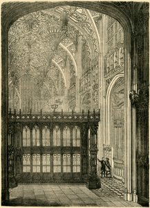 Ingresso alla Cappella di Enrico VII, 1881 da Unbekannt