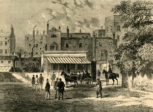 Ingresso al Vecchio Tattersalls, c1876 da Unbekannt