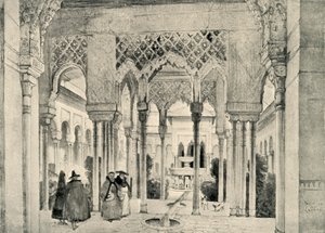 Ingresso al Cortile dei Leoni, c1830, 1907 da Unbekannt