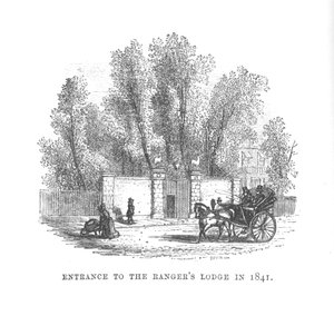 Ingresso al Rangers Lodge nel 1841