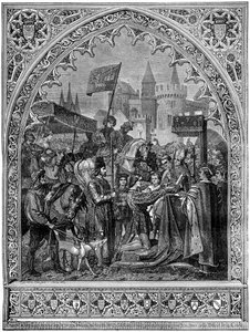 Ingresso di Luigi XI di Francia a Troyes, 1462 1882-1884 da Unbekannt