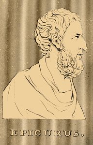 Epicuro, 341-270 a.C., 1830 da Unbekannt