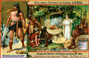 Episodi nella storia del Belgio fino al XIII secolo: Boduognatus, c1900 da Unbekannt
