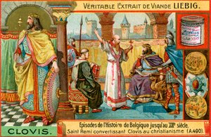 Episodi nella storia del Belgio fino al XIII secolo: Re Clodoveo I da Unbekannt