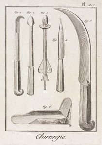 Attrezzature, coltelli chirurgici dell