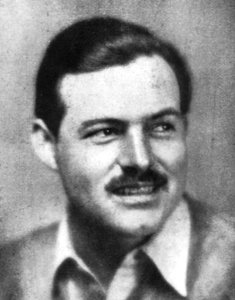 Ernest Hemingway 1899-1961, romanziere americano, inizio XX secolo da Unbekannt