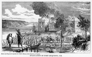 Evacuazione di Fort Duquesne, 1758, 1877