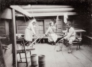 Vita quotidiana del popolo Mari, Russia, c1880s-c1890s da Unbekannt