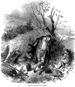 Famiglia di contadini irlandesi sfrattata