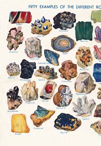 Esempi delle diverse rocce che compongono la crosta terrestre, 1935 da Unbekannt