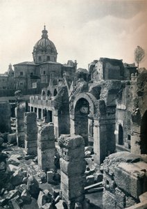 Scavi del Foro di Giulio Cesare a Roma, c1932