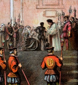 Esecuzione di Maria, Regina di Scozia, 1587 da Unbekannt
