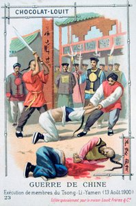 Esecuzione dei membri del Tsong-Li-Yamen, Cina, Ribellione dei Boxer, 13 agosto 1900 da Unbekannt