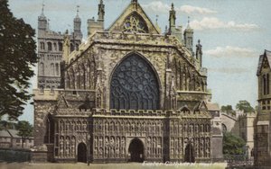 Cattedrale di Exeter, facciata ovest da Unbekannt