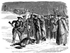 Prigioniero russo esiliato disciplinato, 1874