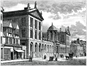 Facciata del Queens College, Università di Oxford