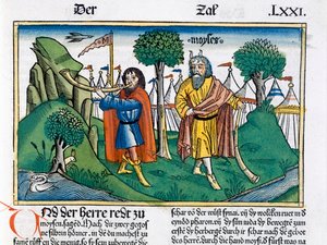Copia facsimile di Numeri 2 le assegnazioni dei campi degli Israeliti