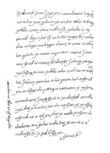 Facsimile di una Lettera, datata 10 agosto 1623, 1904 da Unbekannt