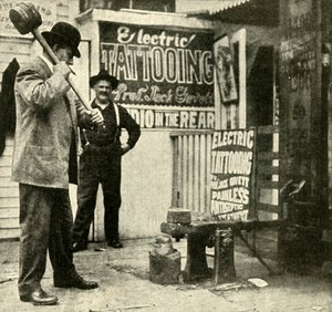 Attrazione della fiera, 1910 da Unbekannt