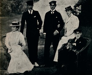Gruppo familiare a Cowes, primi anni 1890, 1945