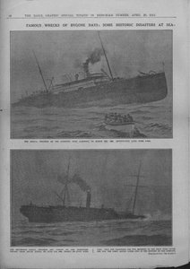 Naufragi famosi di un tempo: Alcuni disastri storici in mare, 20 aprile 1912 da Unbekannt