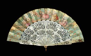 Ventaglio, 1860-70 da Unbekannt