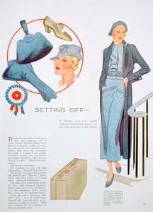 Illustrazione di moda, 1935 da Unbekannt