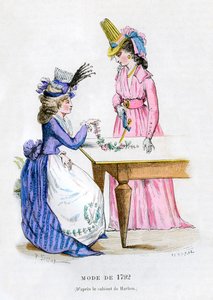 Moda del 1792 da Unbekannt