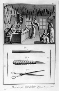 Acconciatrice di piume, 1751-1777 da Unbekannt