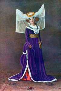 Abito femminile del tempo di Enrico VI, 1910 da Unbekannt