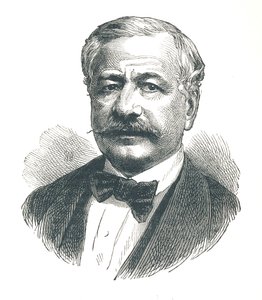 Ferdinand de Lesseps, diplomatico francese e sviluppatore del Canale di Suez, 1893 da Unbekannt