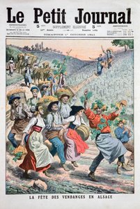 Festa della vendemmia in Alsazia, 1911