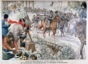 Riprese in Manciuria durante la guerra russo-giapponese, 1904 da Unbekannt
