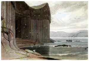 Grotta di Fingal, Staffa, Ebridi Esterne, Scozia. 1814 1956 da Unbekannt