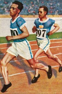 Corridori finlandesi Ville Ritola e Paavo Nurmi, 1928