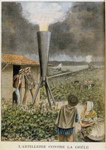 Sparare un cannone nelle nuvole per prevenire una tempesta di grandine da Unbekannt