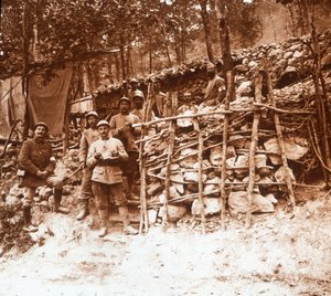 Posto di primo soccorso, Argonne, Francia settentrionale da Unbekannt