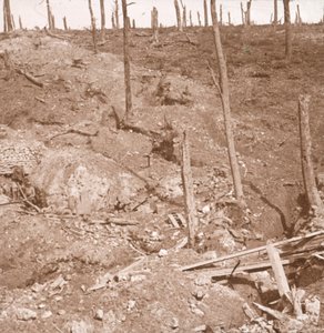 Posto di primo soccorso, Verdun, Francia settentrionale, c1914-c1918