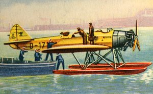 Prima consegna postale con catapulta da Unbekannt