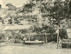 Capanna del pescatore, Como, 1901 da Unbekannt