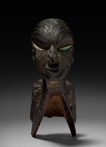 Prua di una canoa da pesca, 1800 da Unbekannt