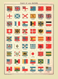 Bandiere di tutte le nazioni, 1902 da Unbekannt