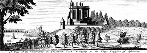 Casa Flamsteed nel Greenwich Park, Londra, fine 17° secolo