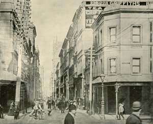 Flinders Lane, Melbourne, 1901 da Unbekannt