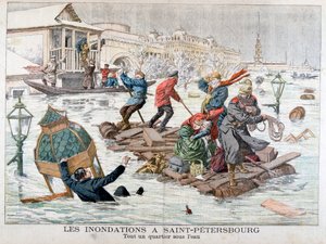 Inondazioni a San Pietroburgo, Russia, 1903 da Unbekannt