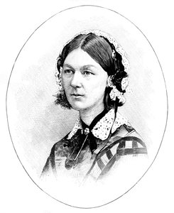 Florence Nightingale 1820-1910, infermiera britannica da Unbekannt