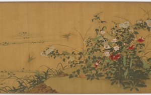 Fiori, piante e insetti, dinastia Ming, XVI secolo da Unbekannt