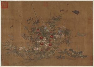 Fiori e insetti, dinastia Ming, XV secolo da Unbekannt